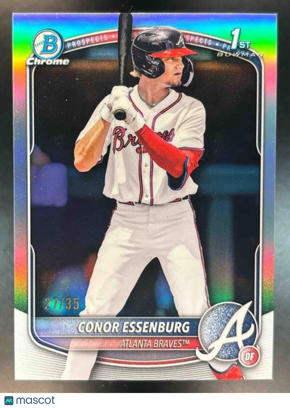 2025 Bowman Draft Conor Essenburg Chrome Logofractor /35 #BDC-124 1st Prospect