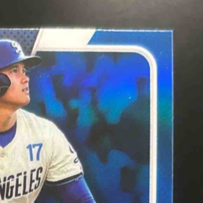 2024 Topps 50/50: Shohei Ohtani HR 28 Chrome Blue 23/150 #46 Los Angeles Dodgers