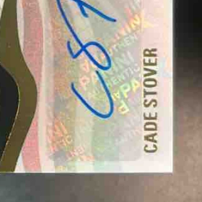 2025 Panini Revolution Cade Stover Signatures Astro Auto Houston Texans