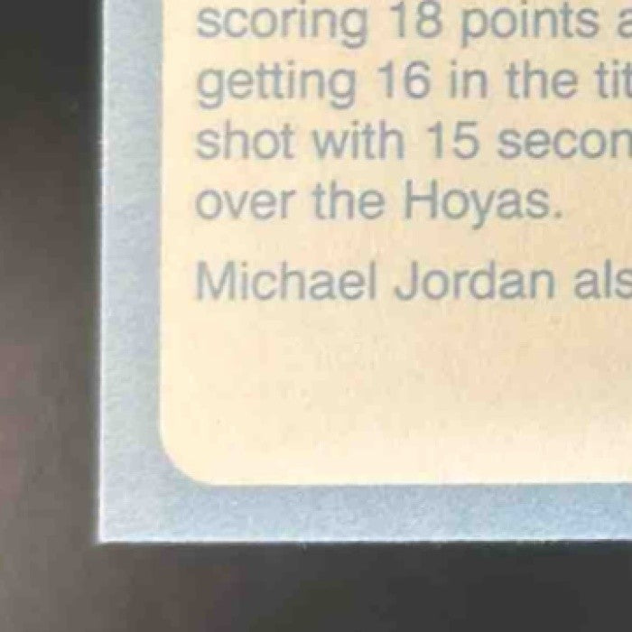 1989 Collegiate Collection North Carolina's Finest Michael Jordan #14 Tar Heel