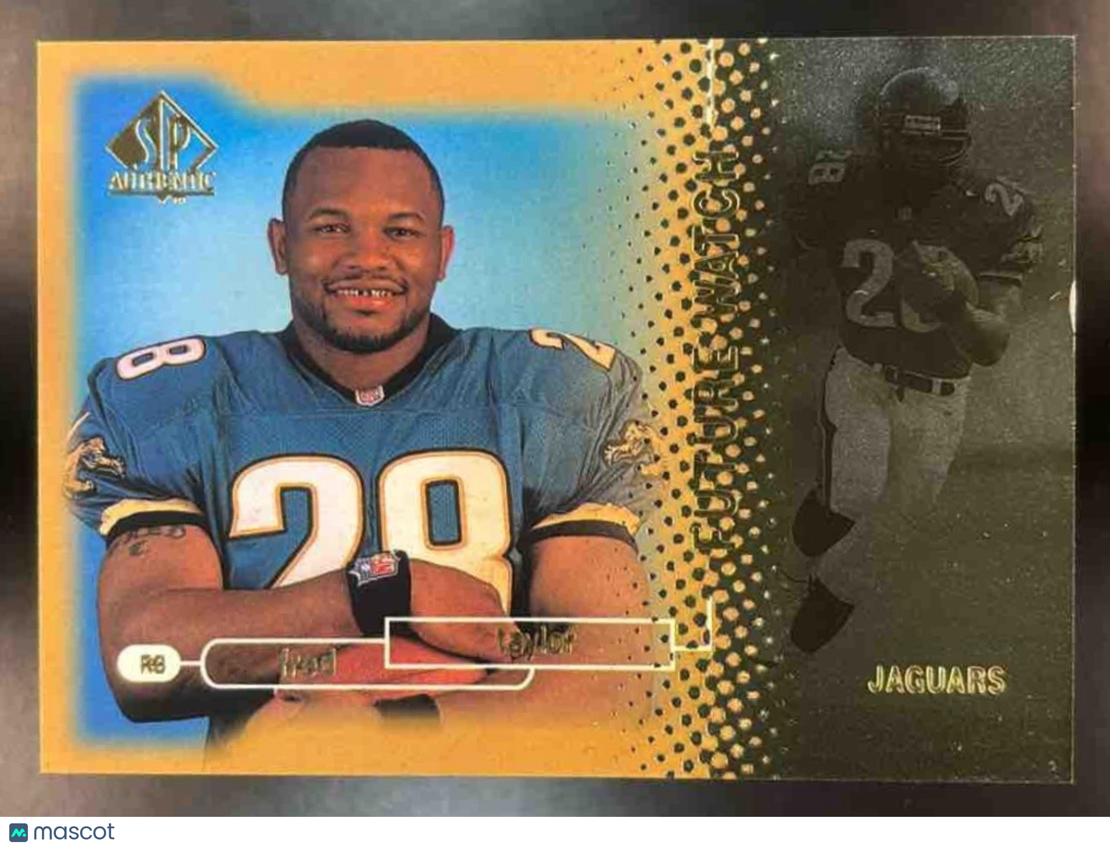 1998 SP Authentic Fred Taylor /2000 #16 RC Jacksonville Jaguars