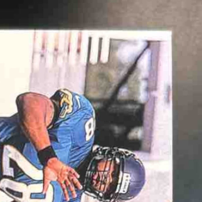 1998 SP Authentic Fred Taylor Player's Ink Green RC Auto Jacksonville Jaguars