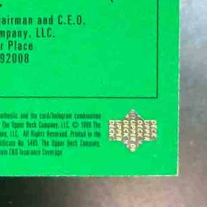 1998 SP Authentic Fred Taylor Player's Ink Green RC Auto Jacksonville Jaguars