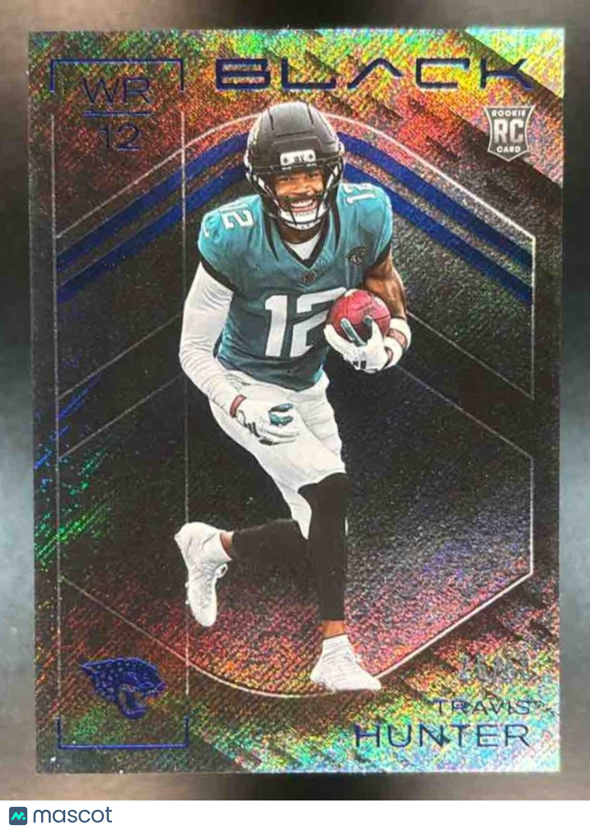 2025 Panini Black Travis Hunter Rookie Sapphire /50 #101 RC Jacksonville Jaguars