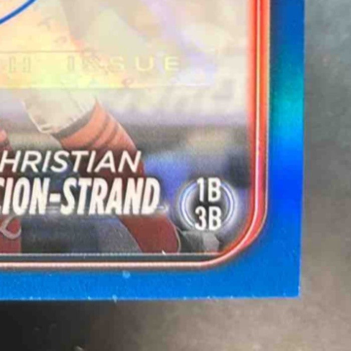 2024 Topps Chrome Update Christian Encarnacion-Strand Blue Auto /150 RC Reds