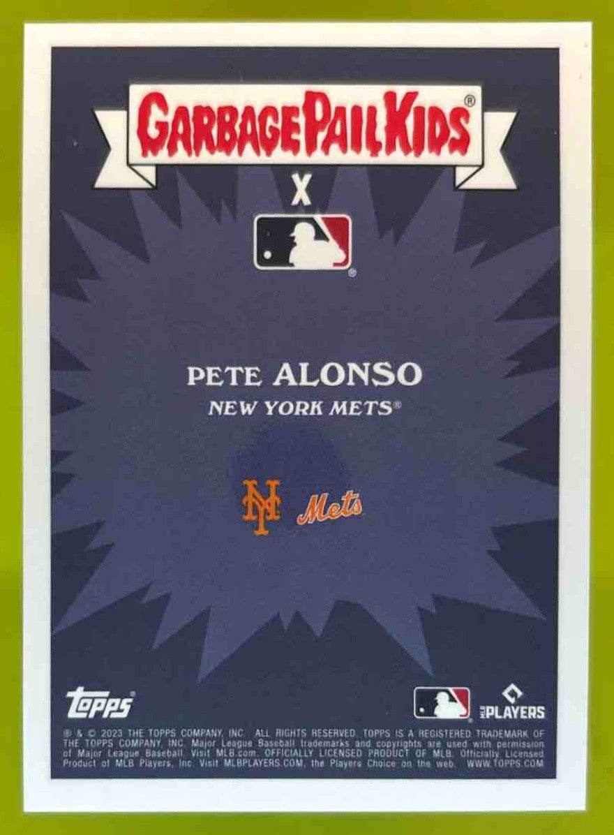 2023 Topps Garbage Pail Kids x MLB S3 Pete Alonso David Gross Variation #4C