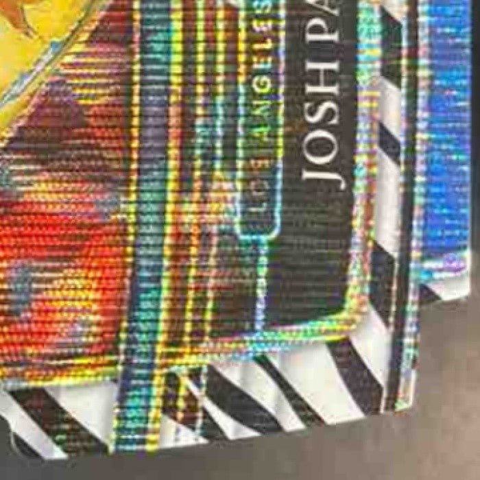 2021 Panini Select Josh Palmer Zebra Prizm Die Cut #66 RC Los Angeles Chargers
