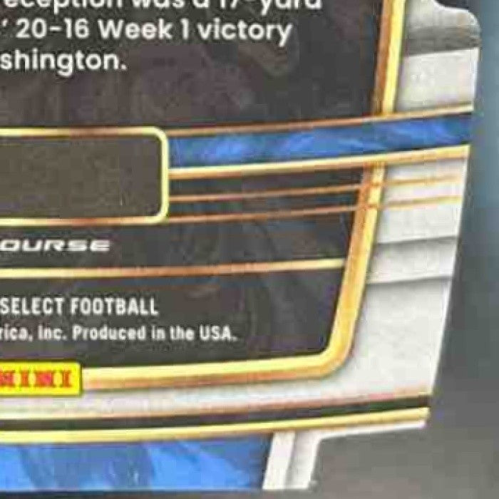 2021 Panini Select Josh Palmer Zebra Prizm Die Cut #66 RC Los Angeles Chargers