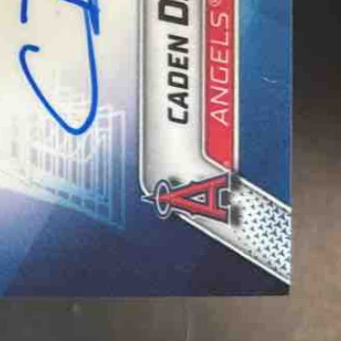 2025 Bowman's Best Caden Dana Best of 2025 Auto Blue /150 Los Angeles Angels
