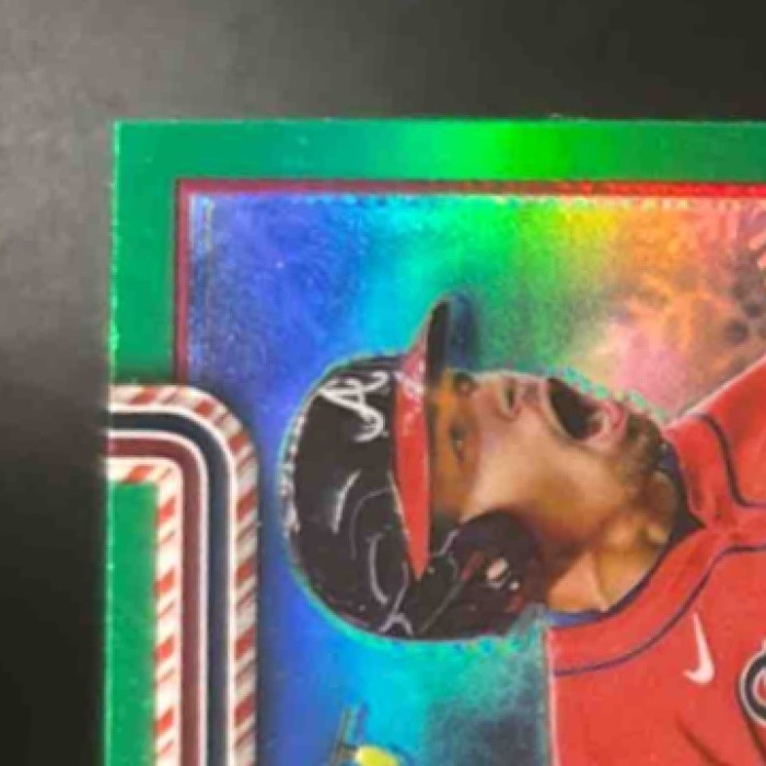 2025 Topps Holiday Drake Baldwin Chrome Green /99 #HC60 RC Atlanta Braves