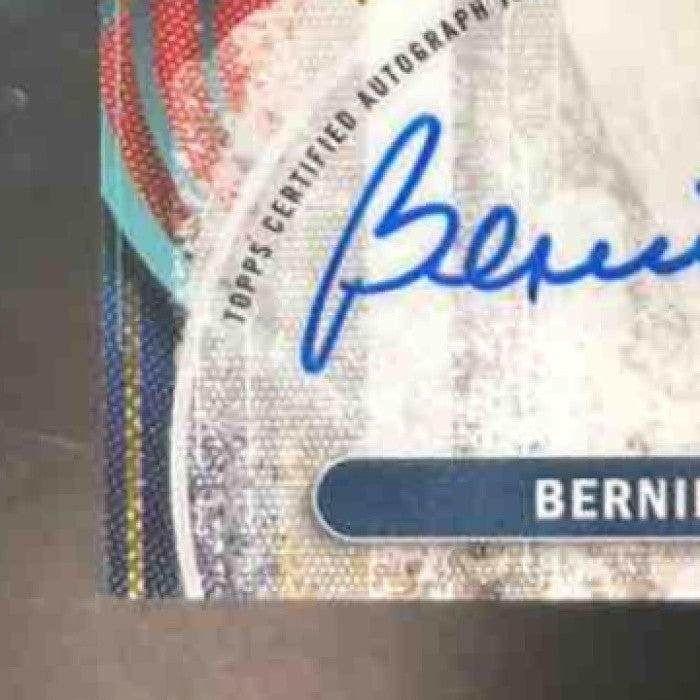 2025 Topps Finest Bernie Williams Auto Gold /50 #FA-BWI New York Yankees