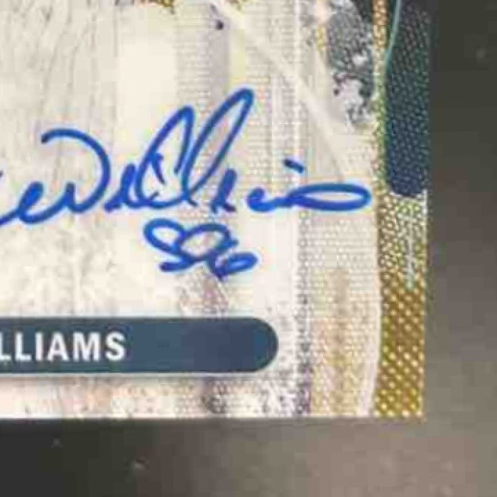 2025 Topps Finest Bernie Williams Auto Gold /50 #FA-BWI New York Yankees