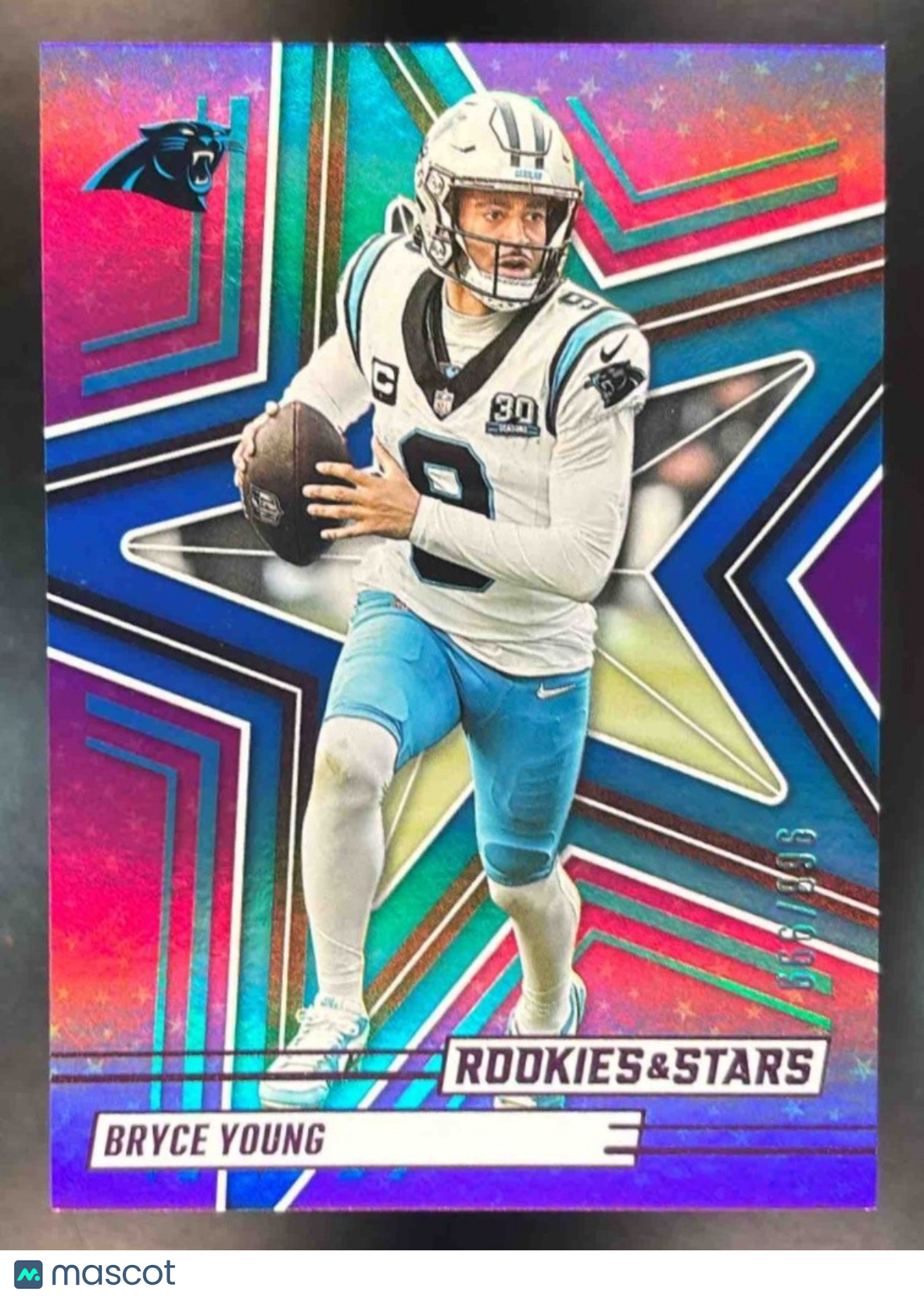 2025 Panini Rookies & Stars Bryce Young Purple /999 #92 Carolina Panthers