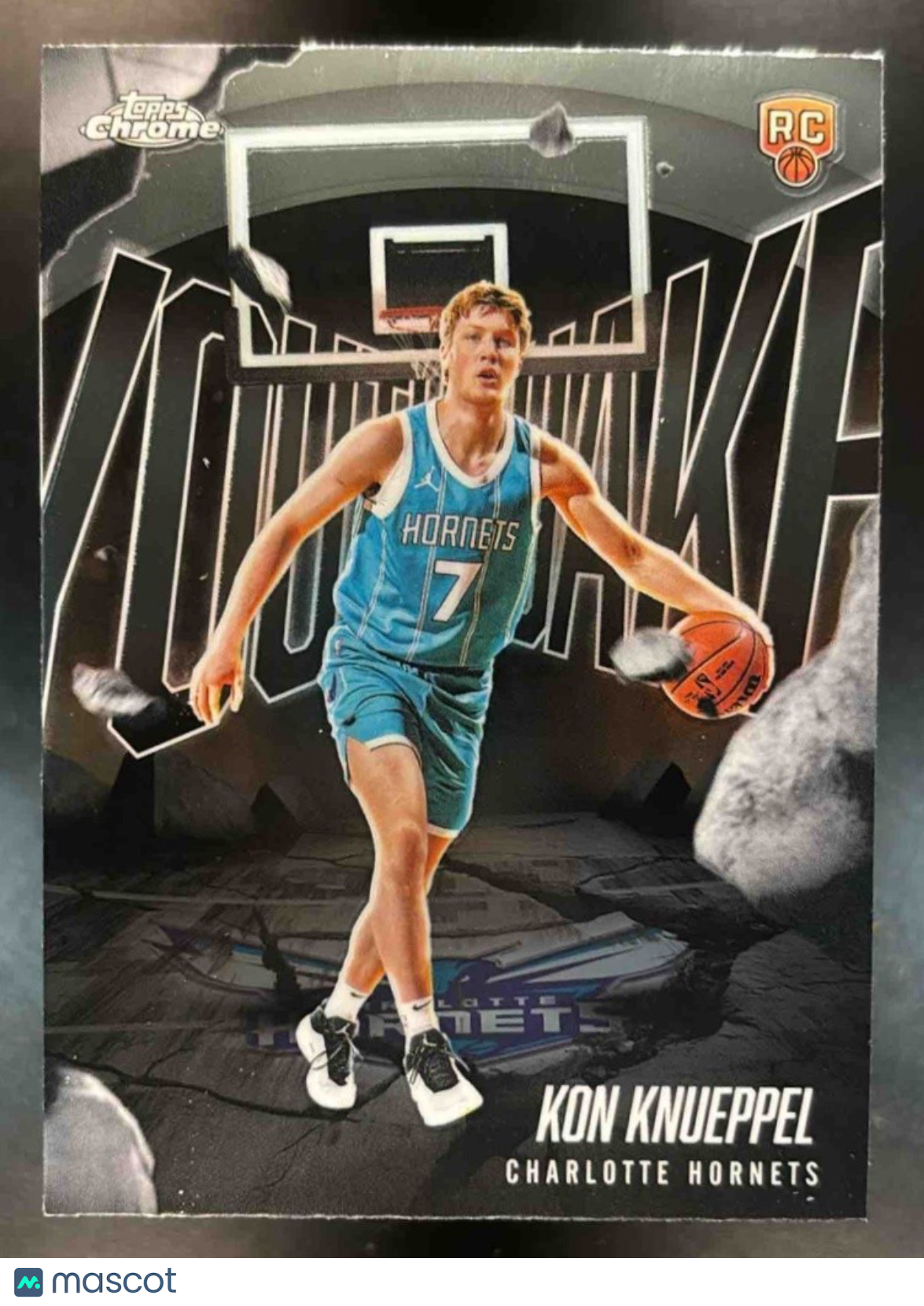 2025-26 Topps Chrome Kon Knueppel Youthquake #YQ-4 RC Charlotte Hornets