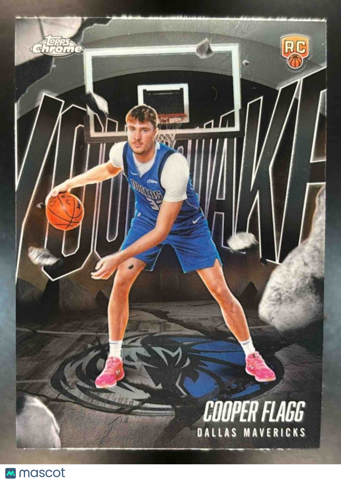 2025-26 Topps Chrome Cooper Flagg Youthquake #YQ-1 RC Dallas Mavericks