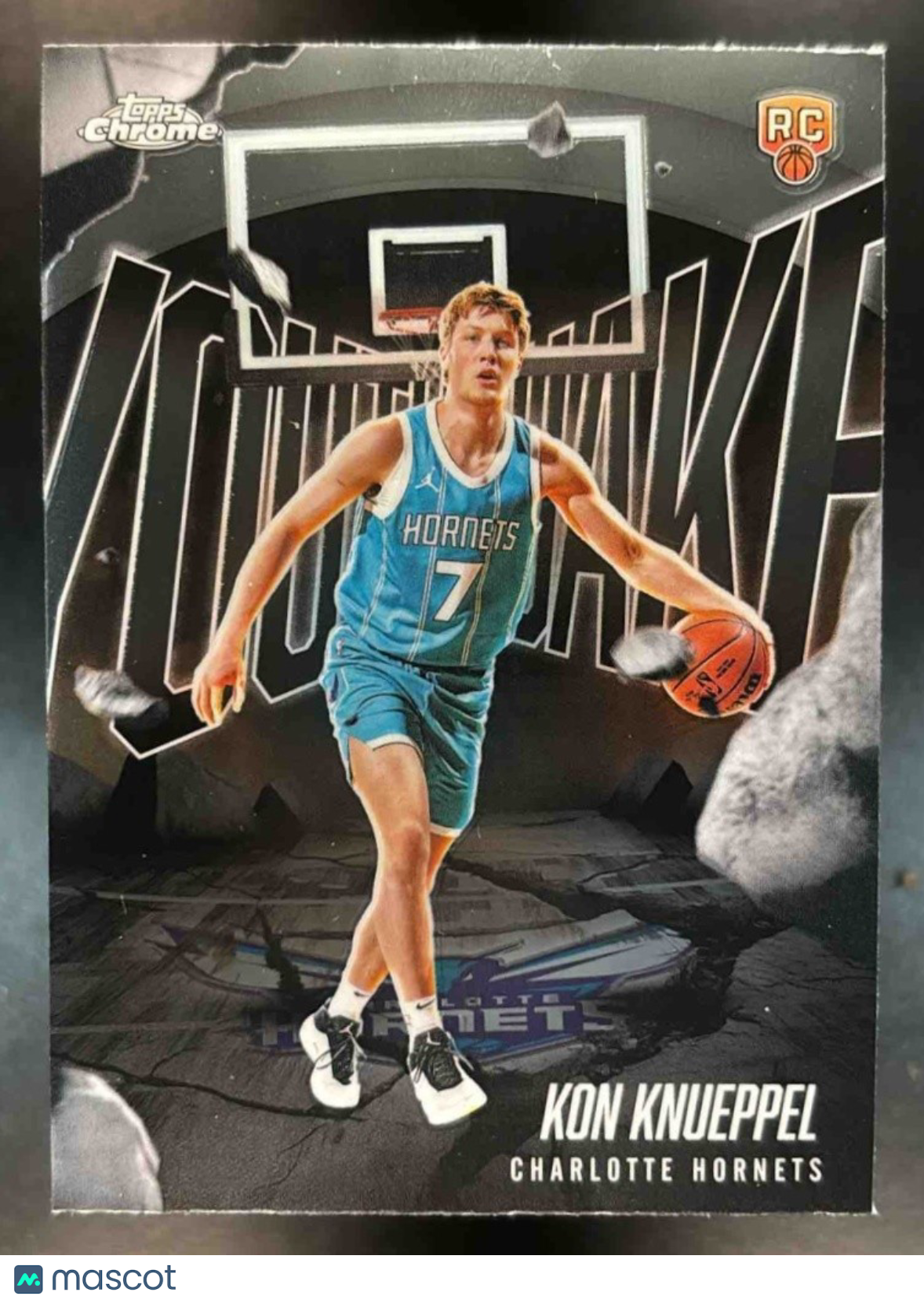 2025-26 Topps Chrome Kon Knueppel Youthquake RC Charlotte Hornets