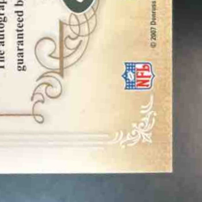 2007 Playoff National Treasures David Clowney Signature Gold /25 #161 Auto Jets