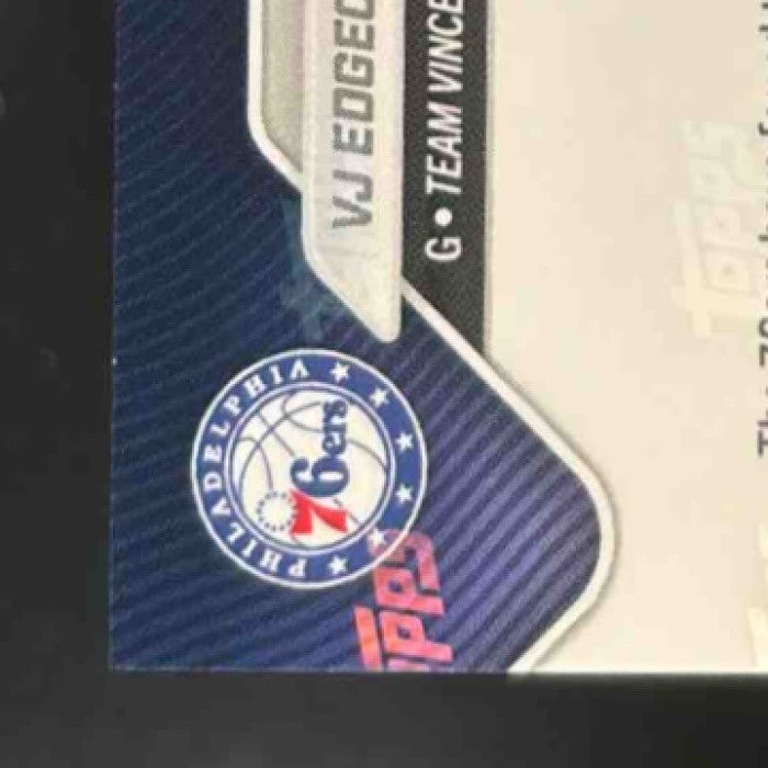 2025-26 Topps Now Rising Stars VJ Edgecombe #RS3 Philadelphia 76ers