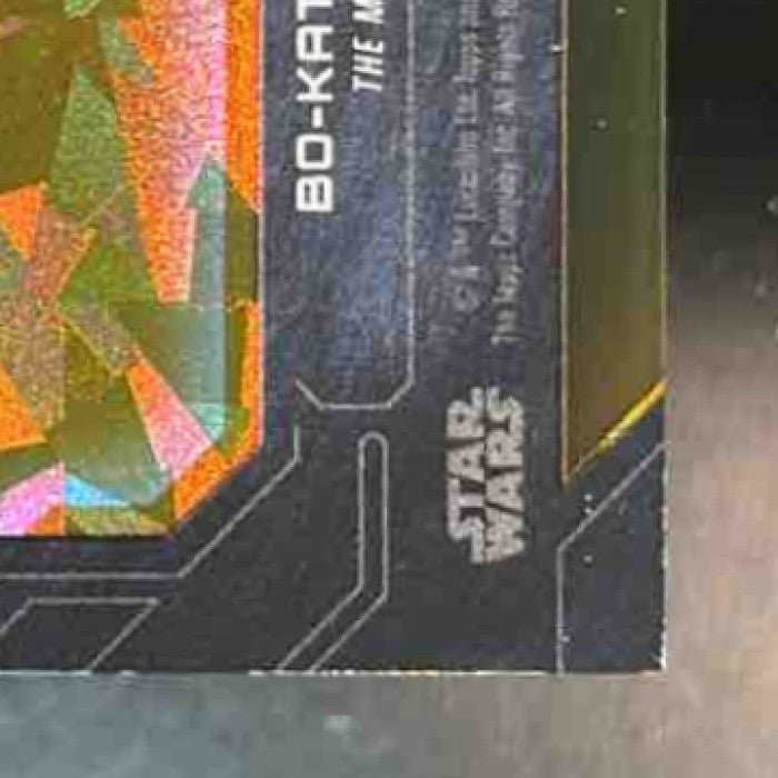 2024 Topps Star Wars High Tek Bo-Katan Kryze Hyperspace Pattern Gold Foil/50 #15