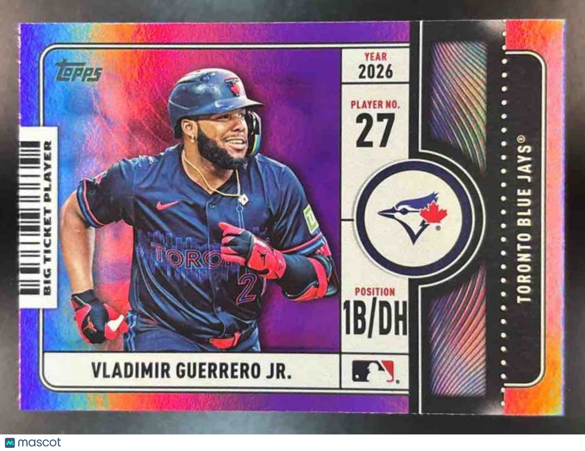 2026 Topps Vladimir Guerrero Jr. Big Ticket Players Pink Toronto Blue Jays