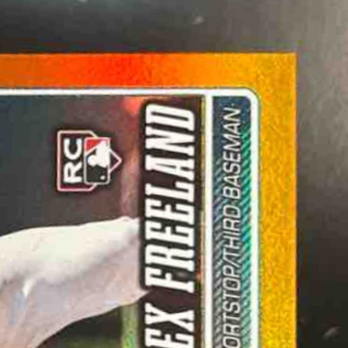 2026 Topps Alex Freeland Orange Rainbow Foil 1/25 #74 RC Los Angeles Dodgers