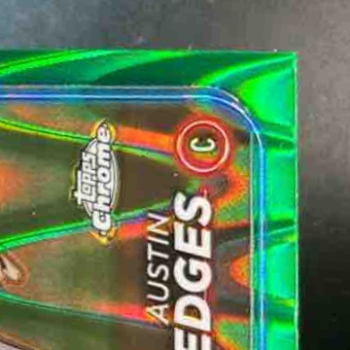 2024 Topps Chrome Update Austin Hedges Wave Green /99 #USC123 Cleveland Guardian