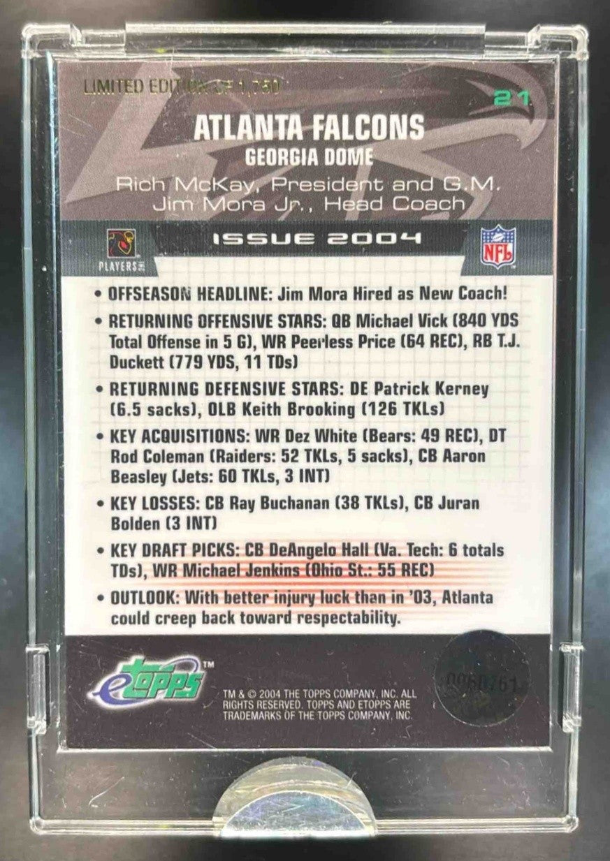 2004 Topps eTopps Team Cards Atlanta Falcons #21 City