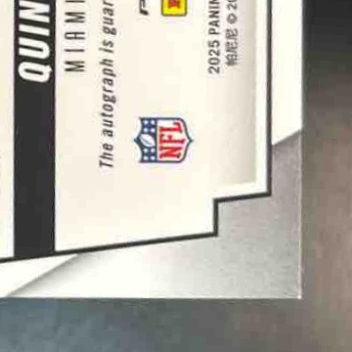 2025 Panini Mosaic Quinn Ewers Rookie Scripts #RS-QES RC Auto Miami Dolphins