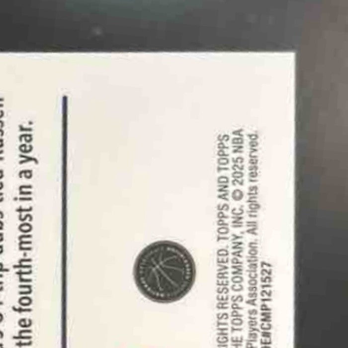 2025-26 Topps Chrome Nikola Jokic X-Fractor #25 Denver Nuggets