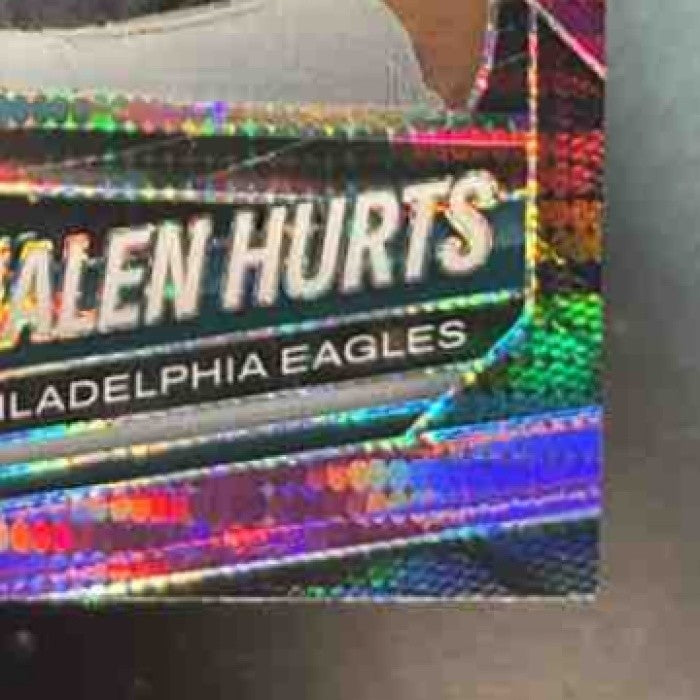 2025 Panini Prizm Jalen Hurts Purple Pulsar #228 Philadelphia Eagles