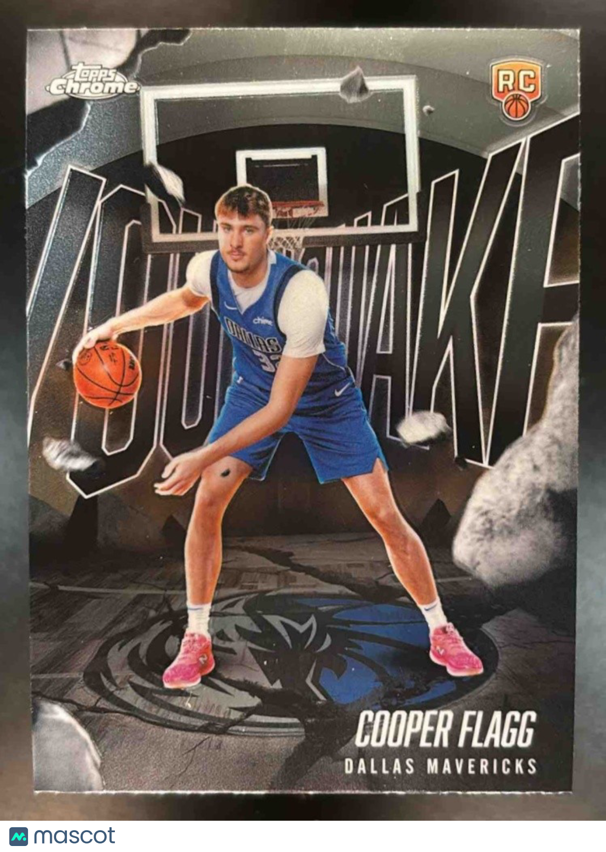 2025-26 Topps Chrome Cooper Flagg Youthquake RC Dallas Mavericks