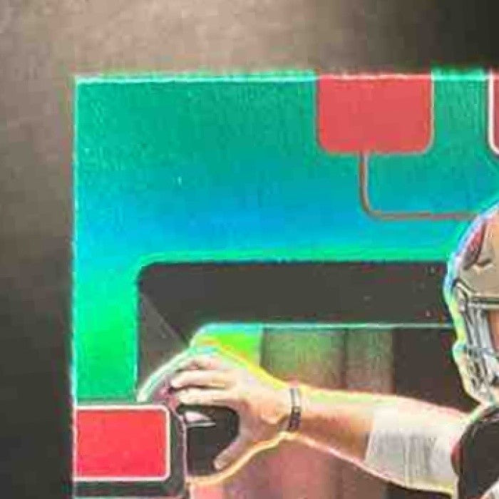 2022 Donruss Brock Purdy Optic Rated Rookie Preview Red and Green P-374 RC 49ers