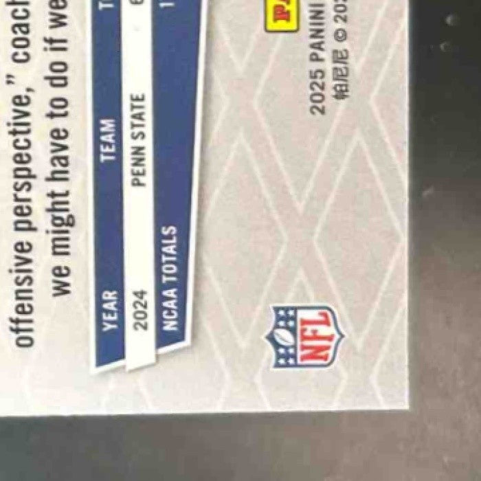 2025 Panini Phoenix Abdul Carter /149 #177 RC New York Giants