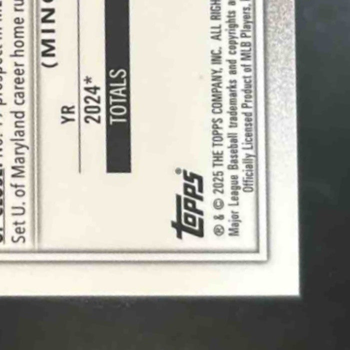 2025 Bowman Chrome Mega Box Matt Shaw Image Variation Mojo Refractor #46 RC Cubs