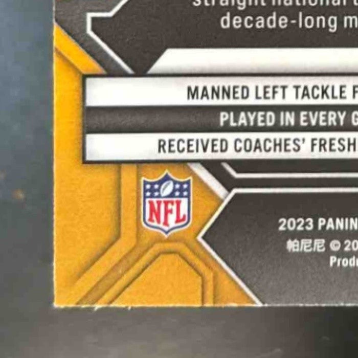 2023 Panini Mosaic Broderick Jones Genesis Mosaic #288 RC Pittsburgh Steelers