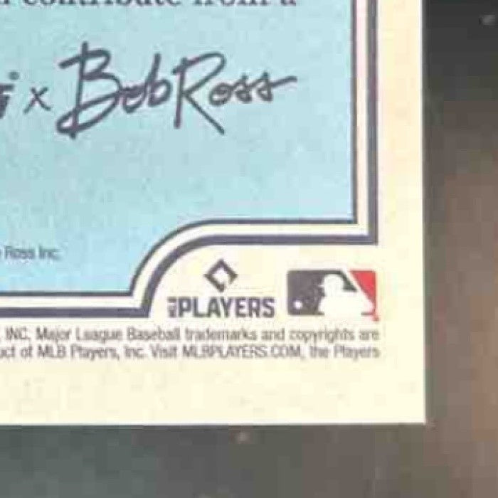 2025 Topps Bob Ross The Joy of Baseball Juan Soto Happy Mistake (afro) SP Mets