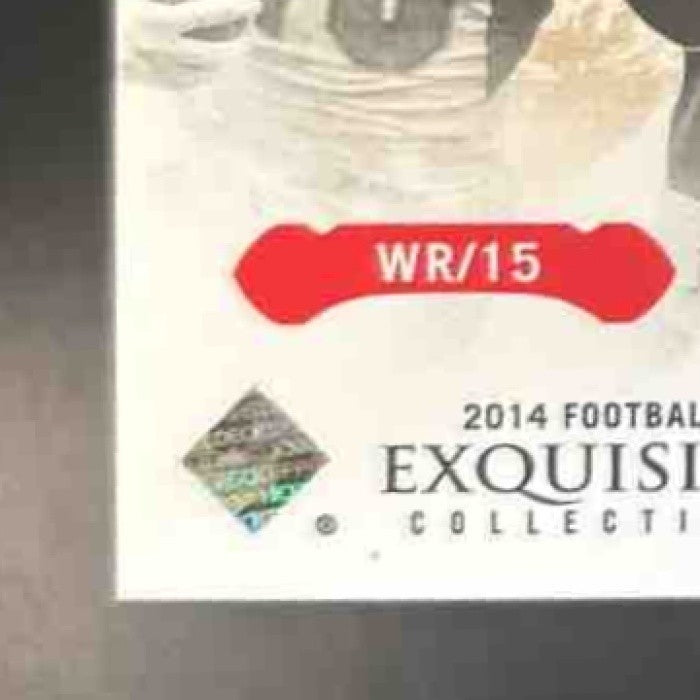 2014 UD Exquisite Collection Davante Adams Patch Auto Bronze /20 RC Bulldogs