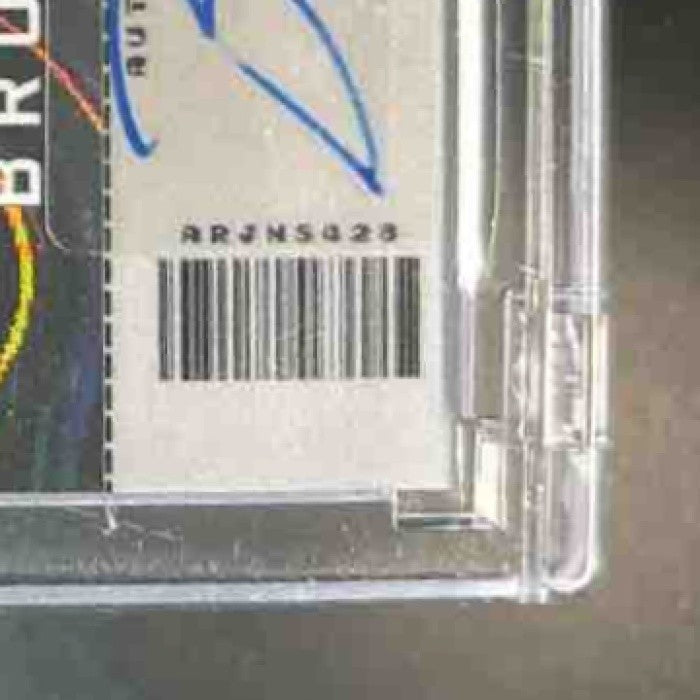 2022 Super Glow Signed Ticket Brock Purdy Black Wave Foil Rookie Auto 1/1 49ers