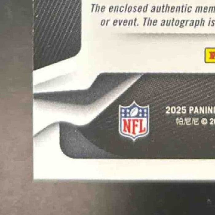 2025 Panini Certified Jack Bech Freshman Fabric Patch Auto /499 MEM RC Raiders