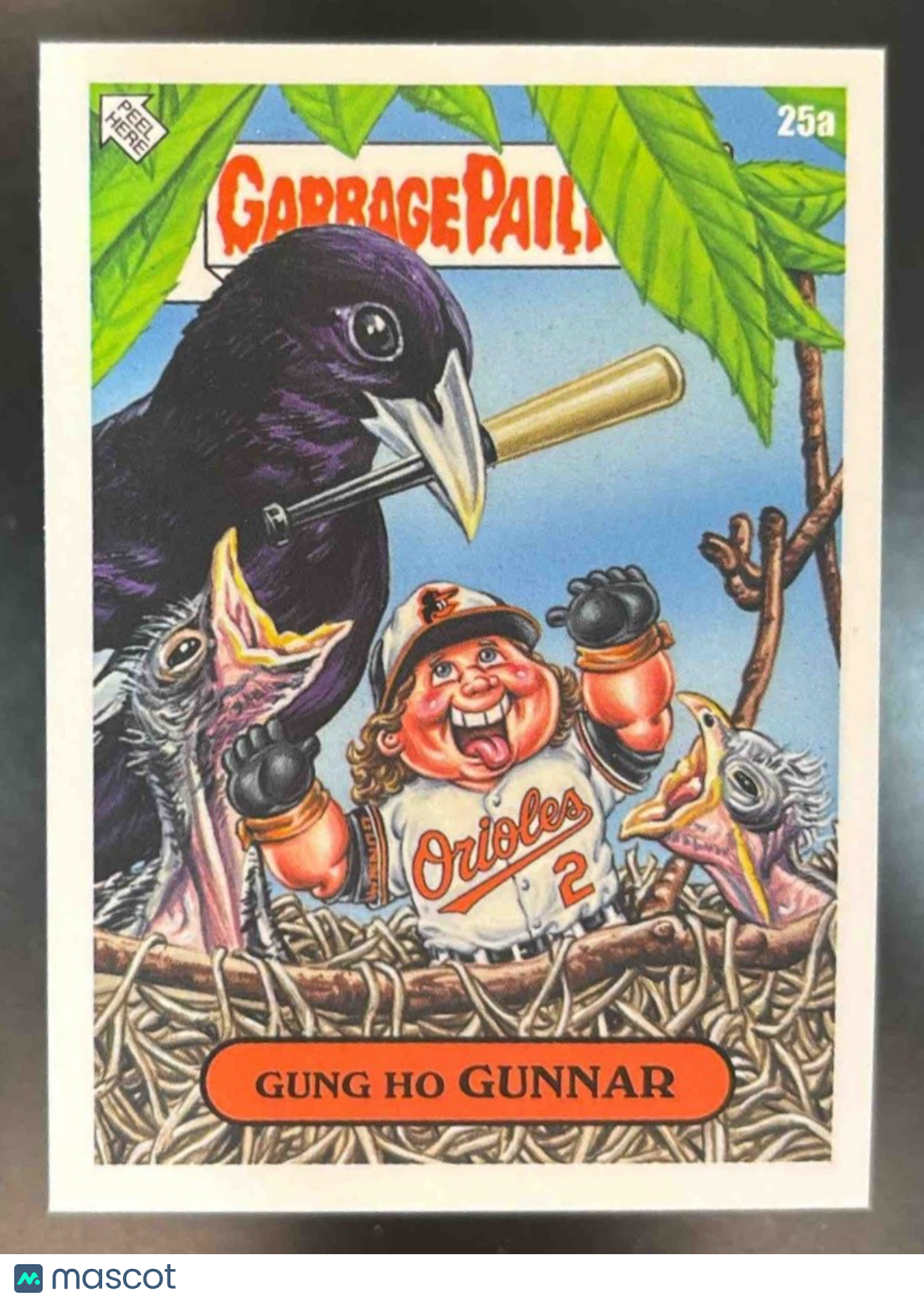 2023 Topps Garbage Pail Kids x MLB S3 3 Gunnar Henderson #25a Baltimore Orioles