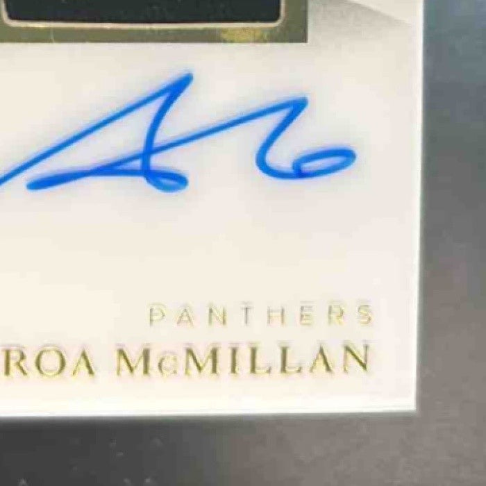 2025 Immaculate Collection Tetairoa McMillan Dual Patch Auto /99 RC Auto Panther