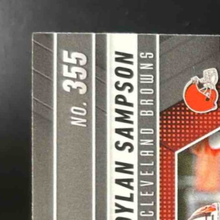 2025 Panini Mosaic Dylan Sampson Choice Red & Green #355 RC Cleveland Browns