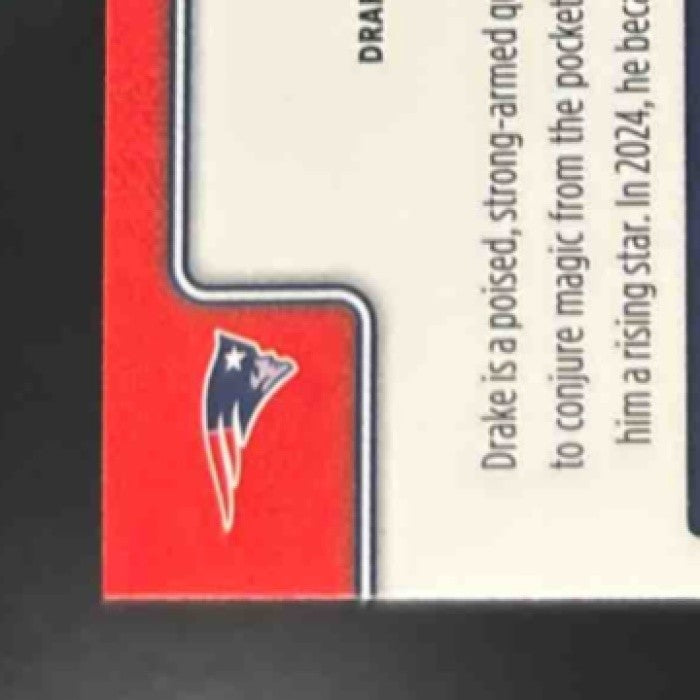2025 Topps Chrome Drake Maye Refractor #207 New England Patriots