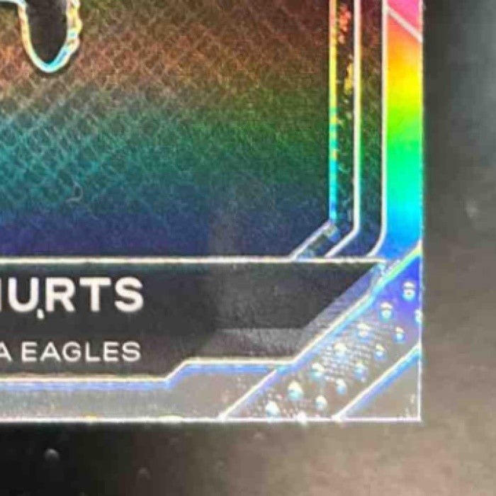 2020 Panini Chronicles Jalen Hurts Prizm Black Silver RC Philadelphia Eagles