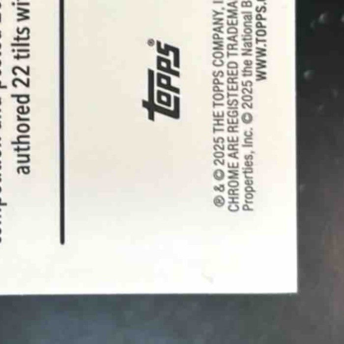 2025-26 Topps Chrome Yang Hansen Blue Basketball /150 #266 RC Trail Blazers