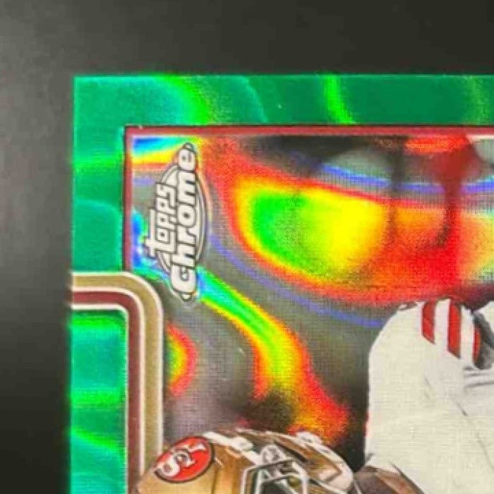 2025 Topps Chrome Mykel Williams Auto Green Lava /99 RC San Francisco 49ers