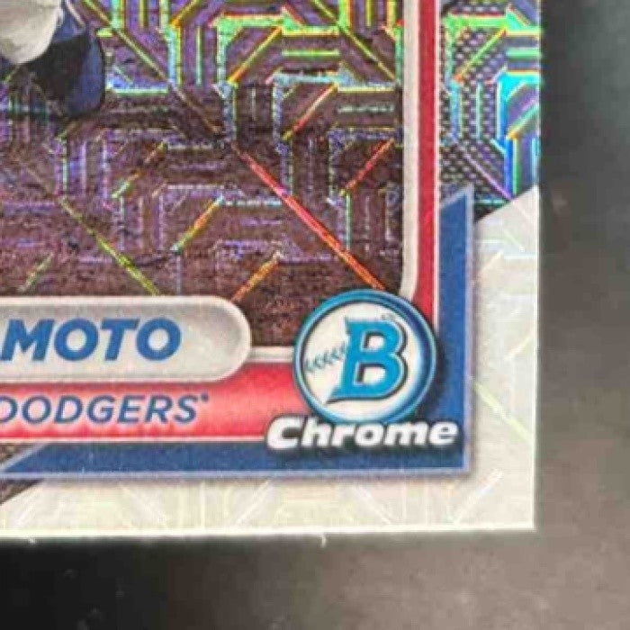 2024 Bowman Mega Box Yoshinobu Yamamoto Mojo Refractor #36 Los Angeles Dodgers