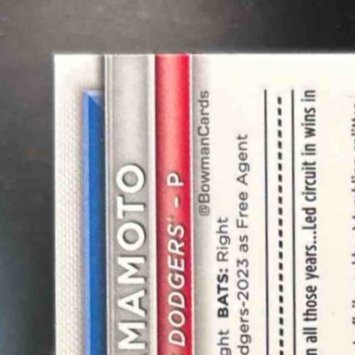 2024 Bowman Mega Box Yoshinobu Yamamoto Mojo Refractor #36 Los Angeles Dodgers