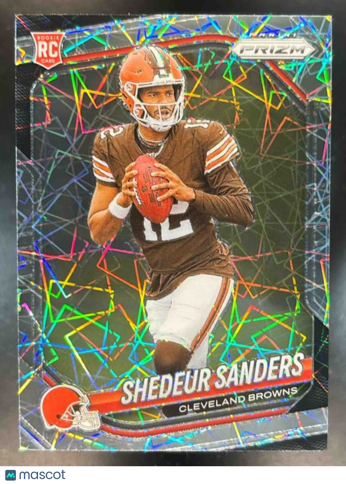 2025 Panini Prizm Shedeur Sanders Lazer #302 RC Cleveland Browns