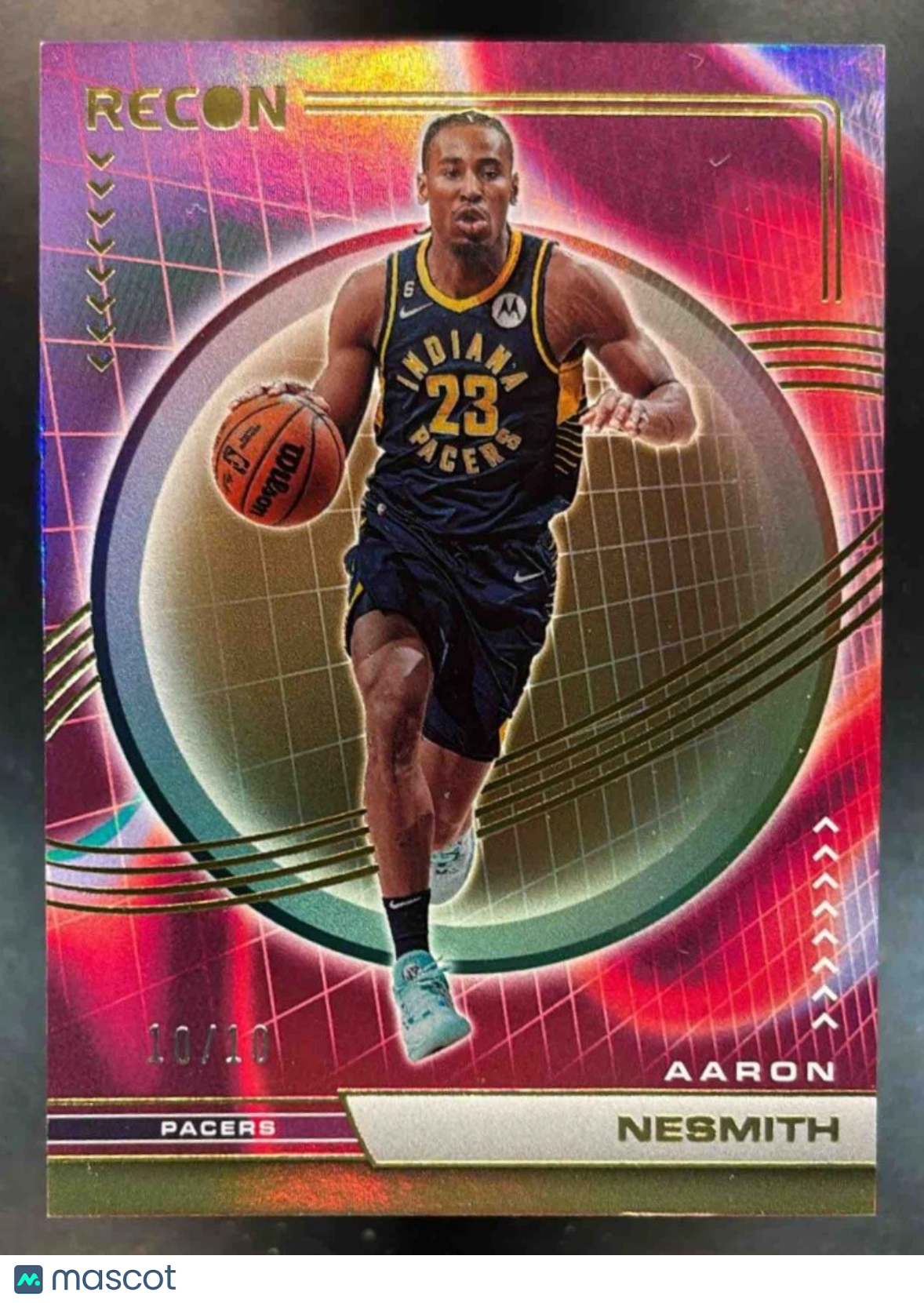 2022-23 Panini Recon Aaron Nesmith 10/10 BOOK END #62 Indiana Pacers